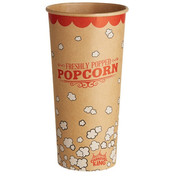 Kraft 24 oz. Popcorn Cup - 1,000/Case