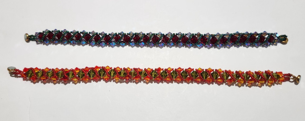 HAND MADE 8 INCH CRYSTAL BRACELETS