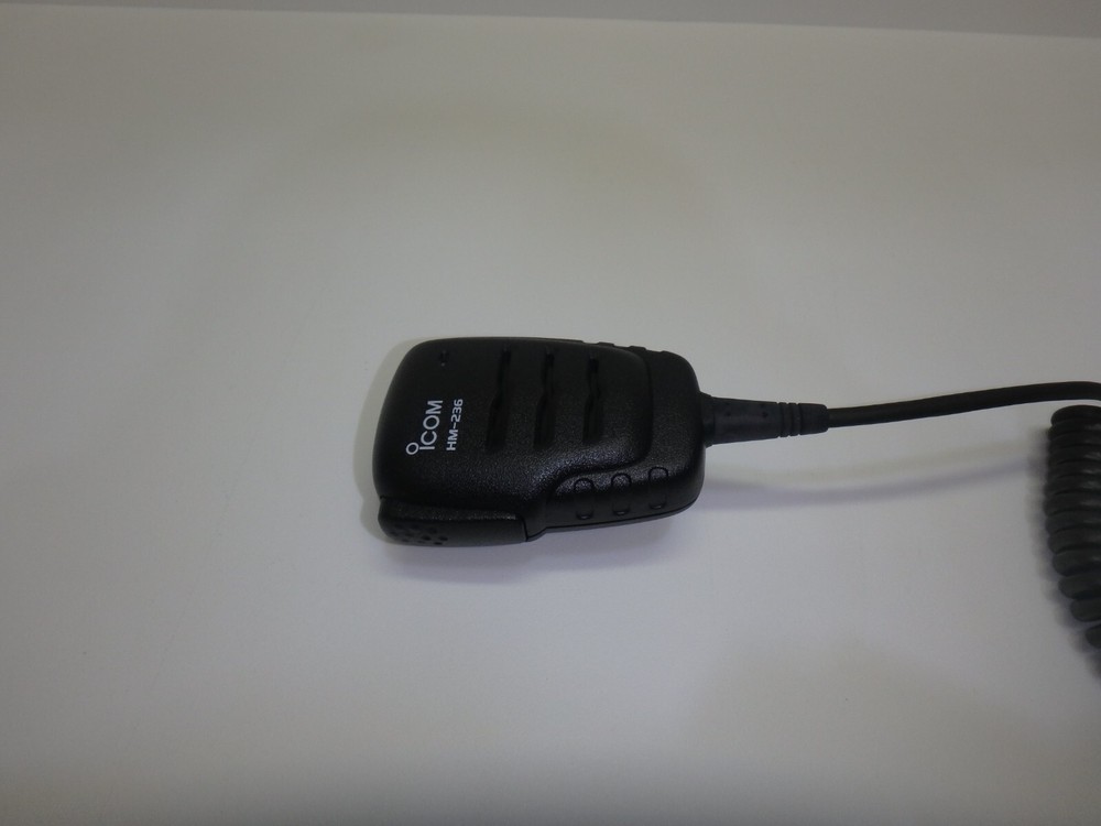 Icom Compact Waterproof Speaker Mic, HM-236