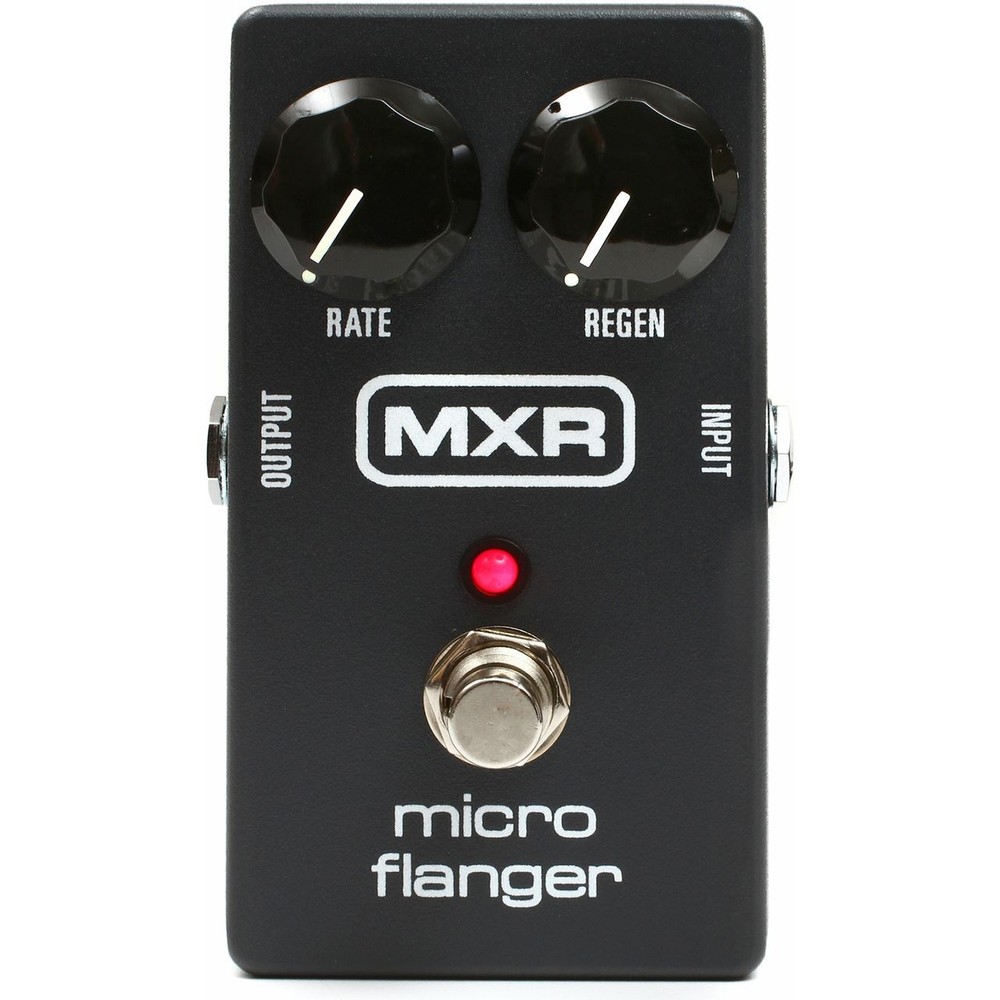 MXR M152 Micro Flanger Guitar Effects Pedal with Cables