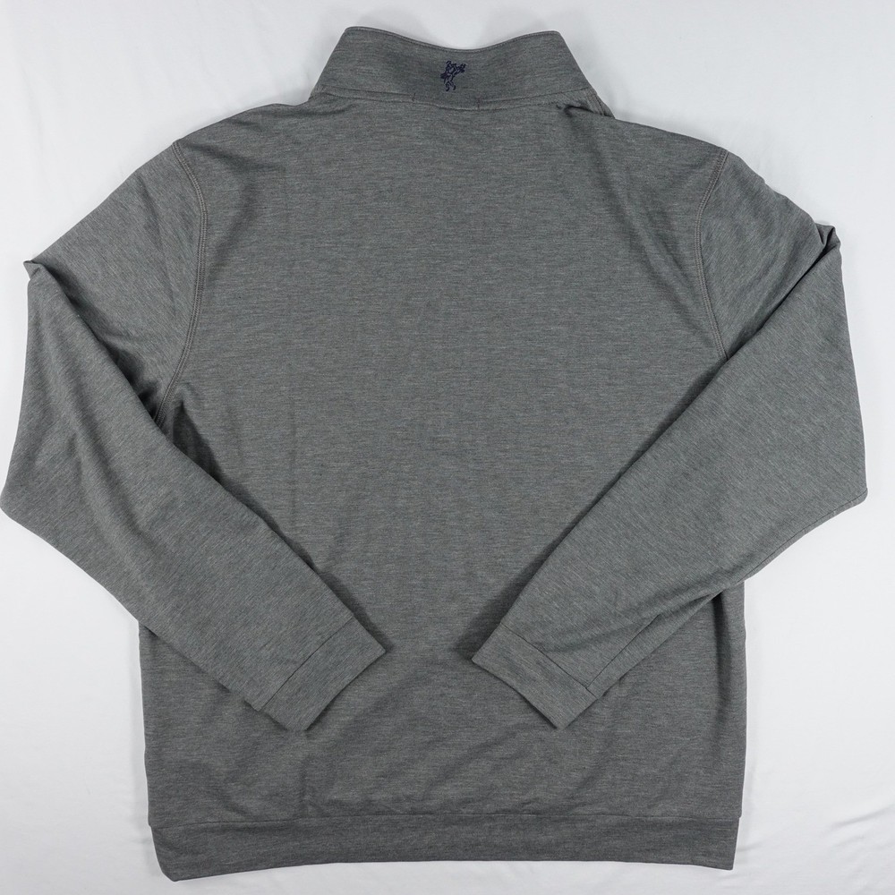 Ashworth 1/4 Zip Sweater Men's Large Lightweight Golf Pullover Heather Grey