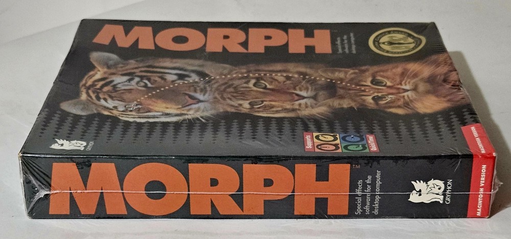 Gryphon Morph Special effects software Mac CD-ROM, 1992 Sealed Box Original