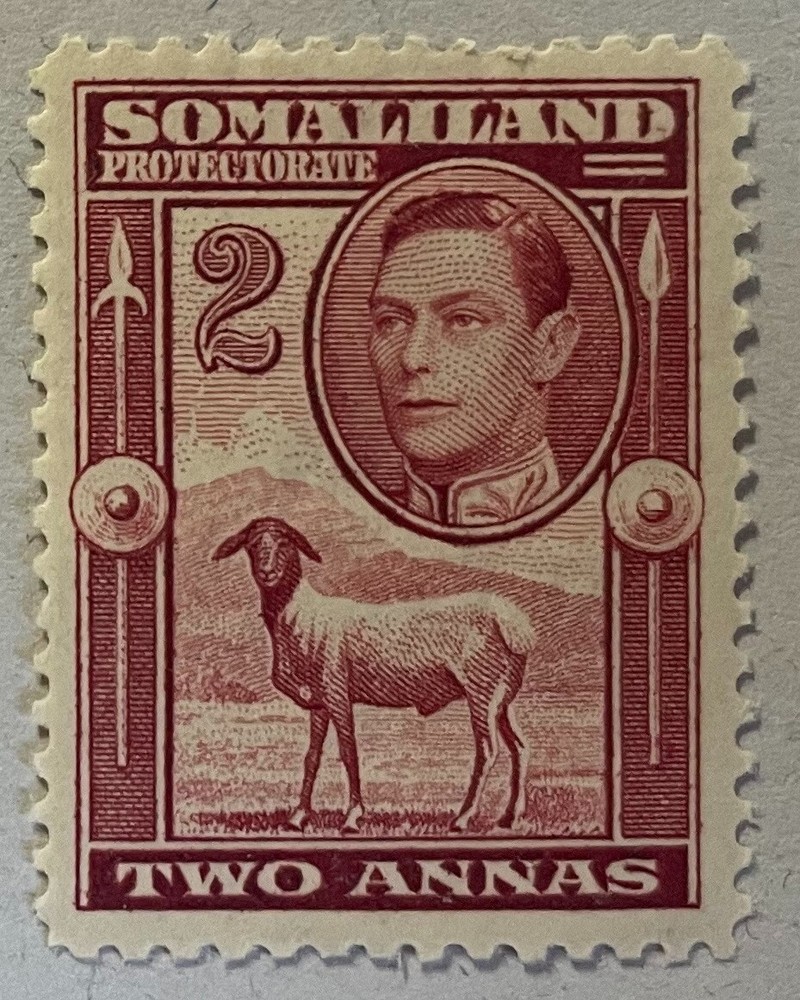 SOMALILAND George VI 1938 2 Annas MNH