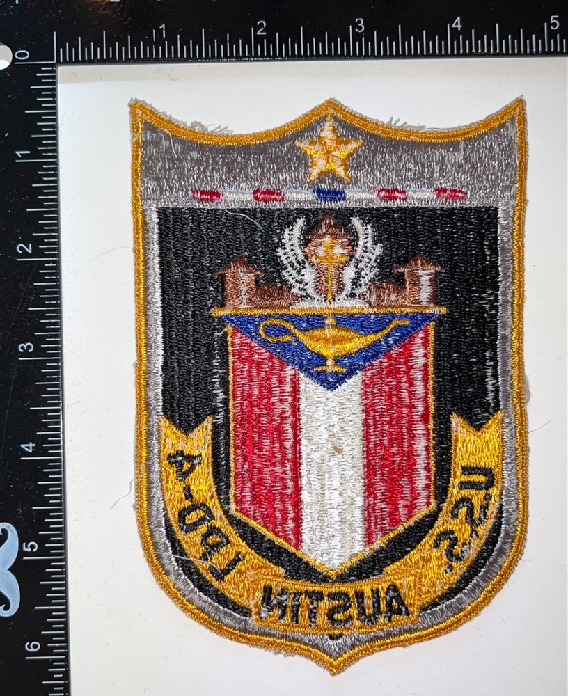 Cold War USN US Navy USS Austin LPD-4 Landing Platform Dock 4 Patch
