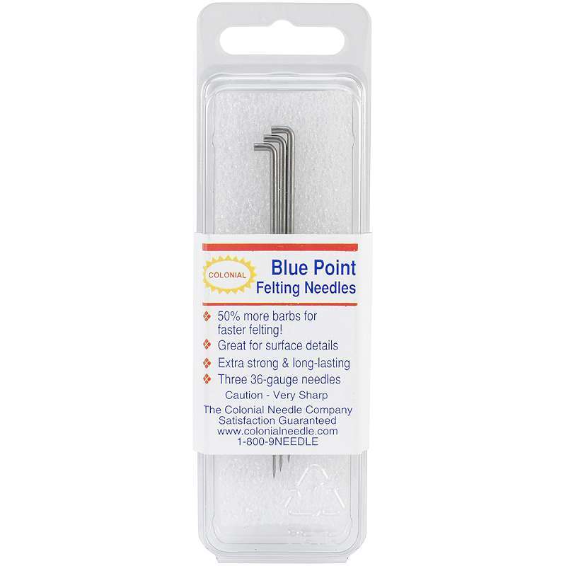 Blue Point Felting Needles 3/Pkg Size 36 Triangle