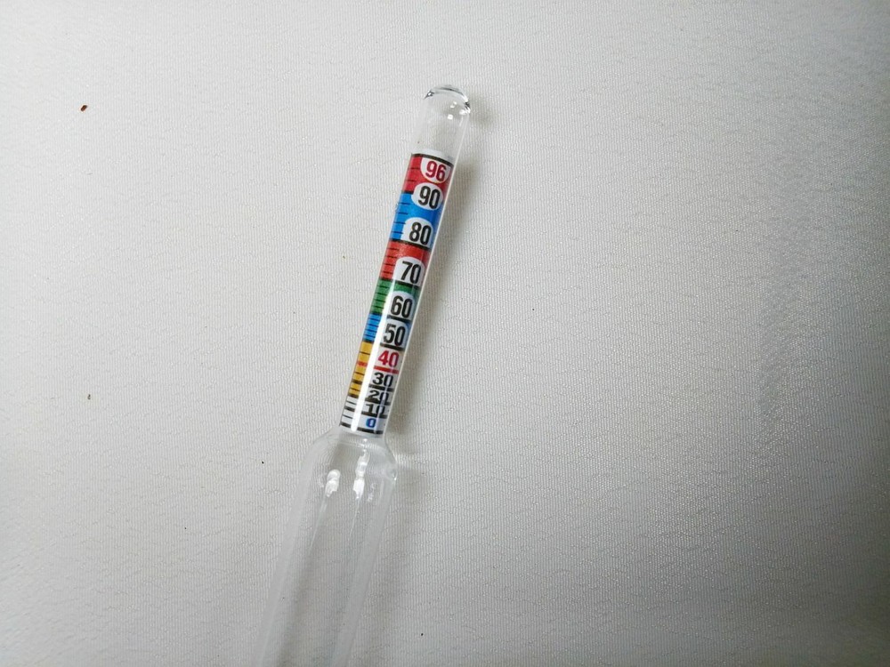 SET 2 Alcohol Meter HYDROMETER PROOF TESTERS WHISKEY SPIRITS MOONSHINE LIQUOR