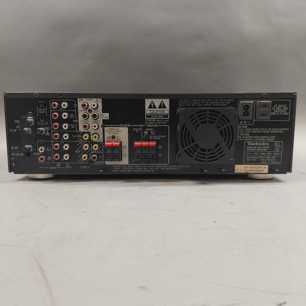 Technics SA-AX530 Receiver