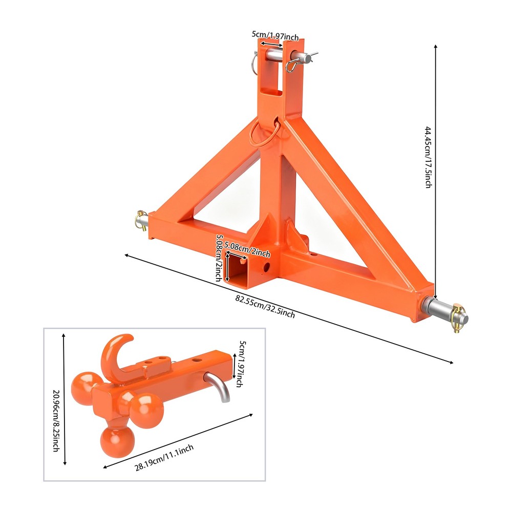 Heavy-Duty Trailer Hitch Receiver for Maximum Towing Capacity & Durability