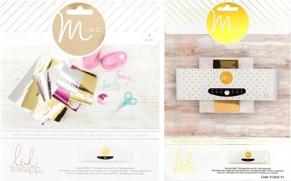 Heidi Swapp - Mini Minc - Transfer Folders & Toner Sheets - 6 Inch Foiling Machi