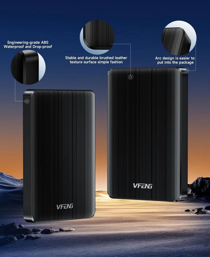 500GB EXTERNAL HARD DRIVE, EASY STORAGE FOR YOUR PC