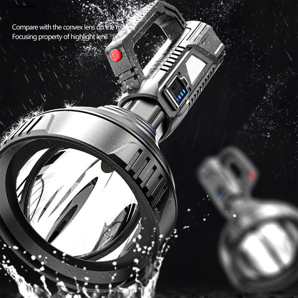 Rechargeable Spotlight Flashlights LED Super Bright Handheld 9000000 High Lumens