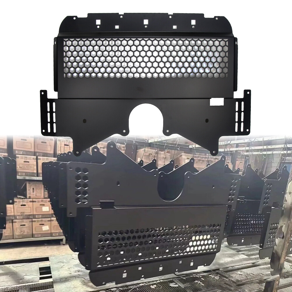 New Oil Cooler Skid Plate Underhood Shield For BMW G80 M3 G82 M4 Hexagonal Hole