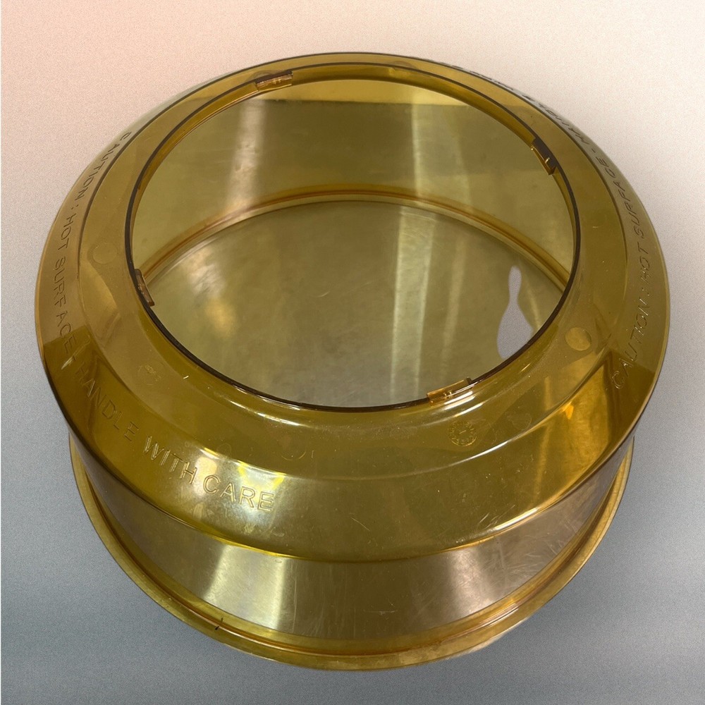 NuWave Pro Plus Infrared Oven Model 20601 Replacement Amber Plastic Dome Cover