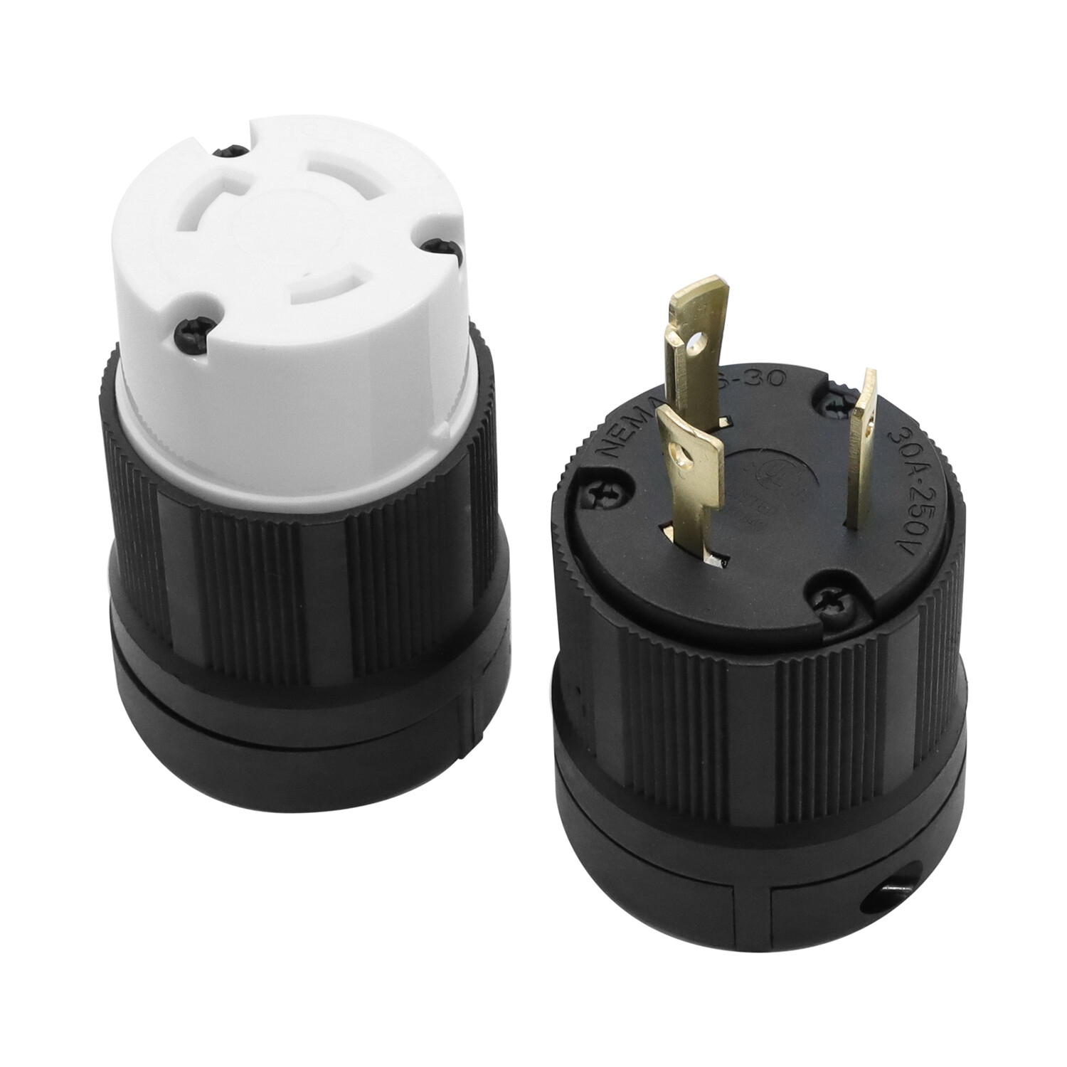 10* For Nema L6-30P L6-30R YGA017 KIT 30A 250V Male Female Twist Lock 3Wire Plug
