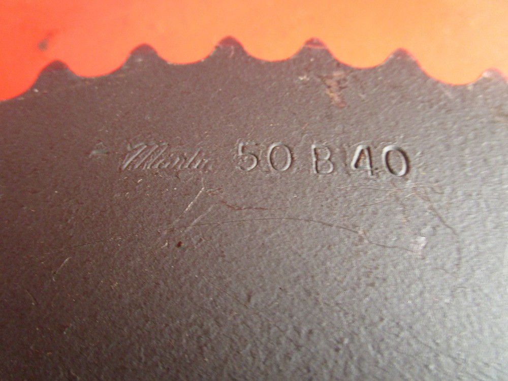 Martin 50B40, Single - Type B & C - 3/4" Reborable Sprocket