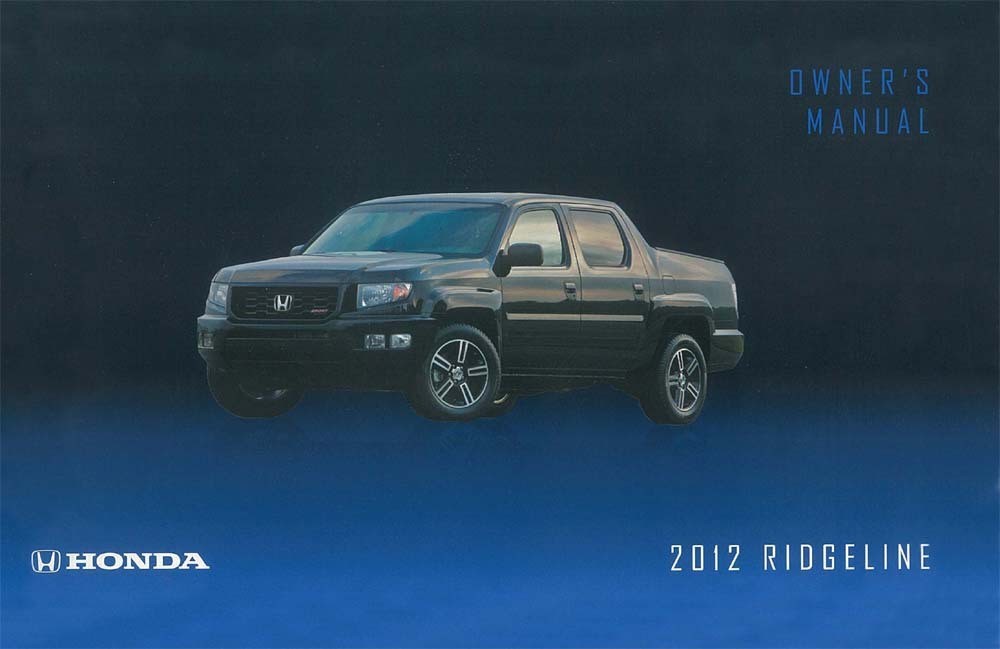 2012 Honda Ridgeline Owner's Manual