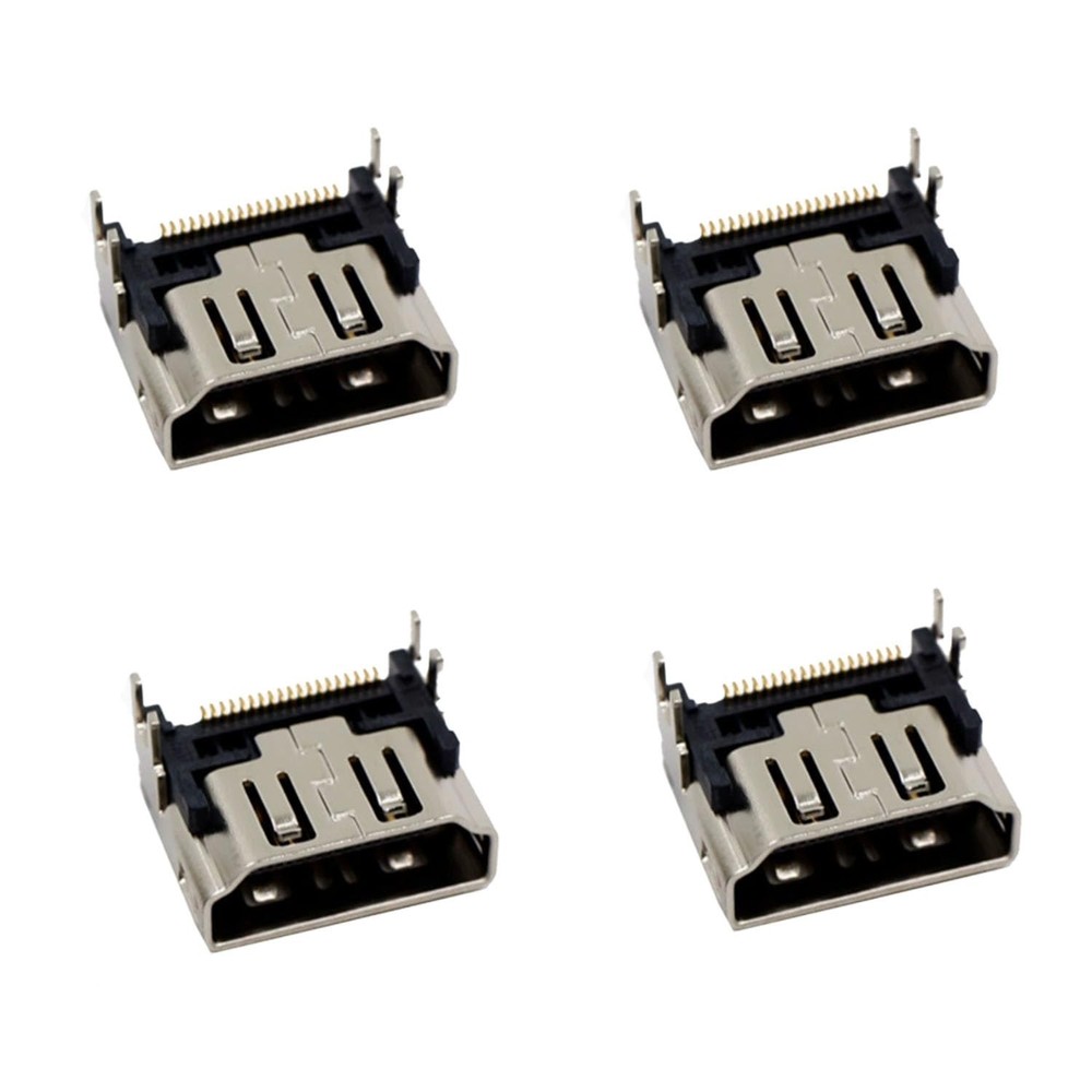 4 Pcs Replacement HDMI Port for PlayStation 5 Display Socket Interface