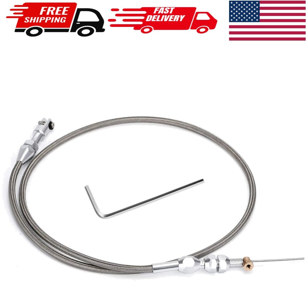 High-Quality LS Throttle Cable Kit - 36" Adjustable for Chevy Performance Gears