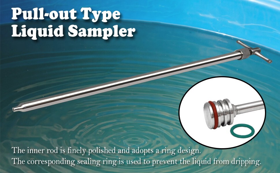 Drum Thief Sampler, Liquid Samplers are Designed to Extract Samples from Drums