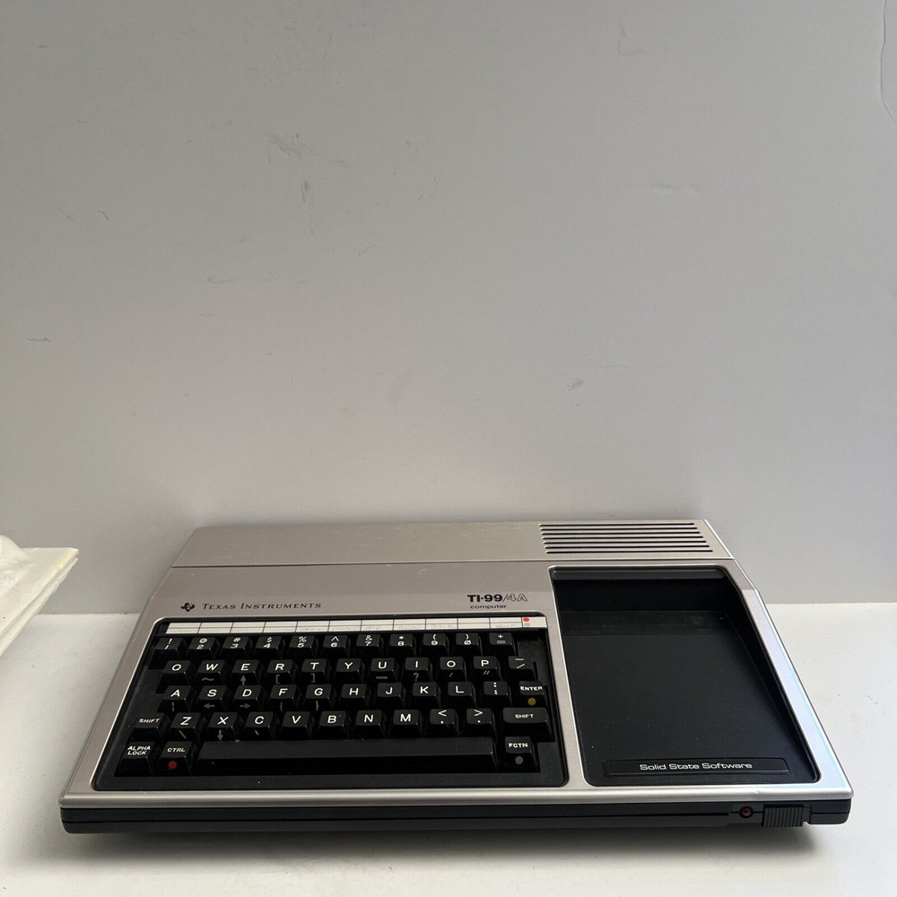 2) Texas Instruments TI-99/4A Computer w/ 1 Power Supply & Manuals Untested