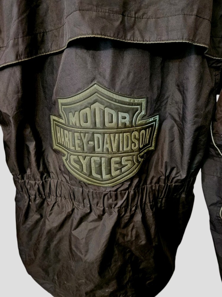 HARLEY DAVIDSON Rain Suit Jacket WATERPROOF Size Medium.