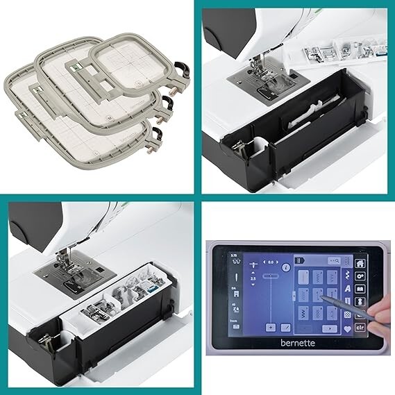 Bernette B70 Deco Dedicated Embroidery Machine Bundle-Refurbished