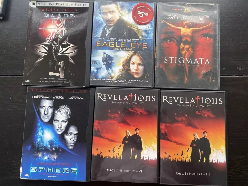Films lot 6 pieces