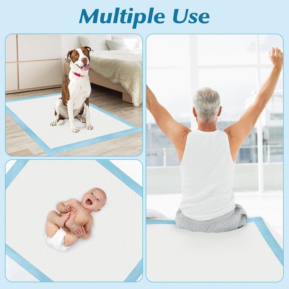 DISPOSABLE LEAKPROOF PET ABSORBENT TRAINING PADS Quick Dry Pads Odor Control