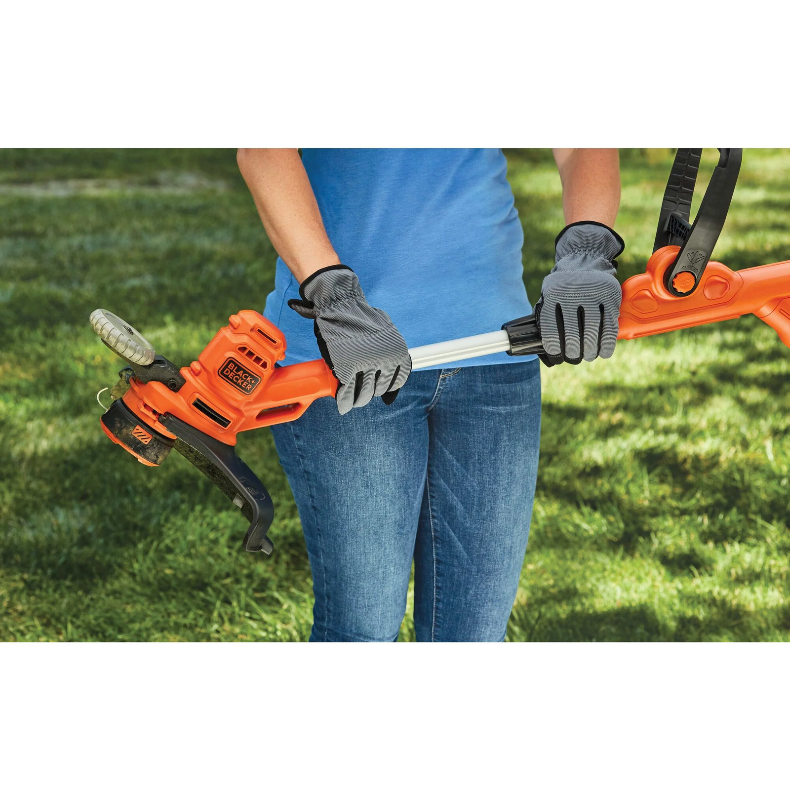 BLACK+DECKER String Trimmer With Auto Feed, Electric, 6.5-Amp,14-Inch - BESTA510