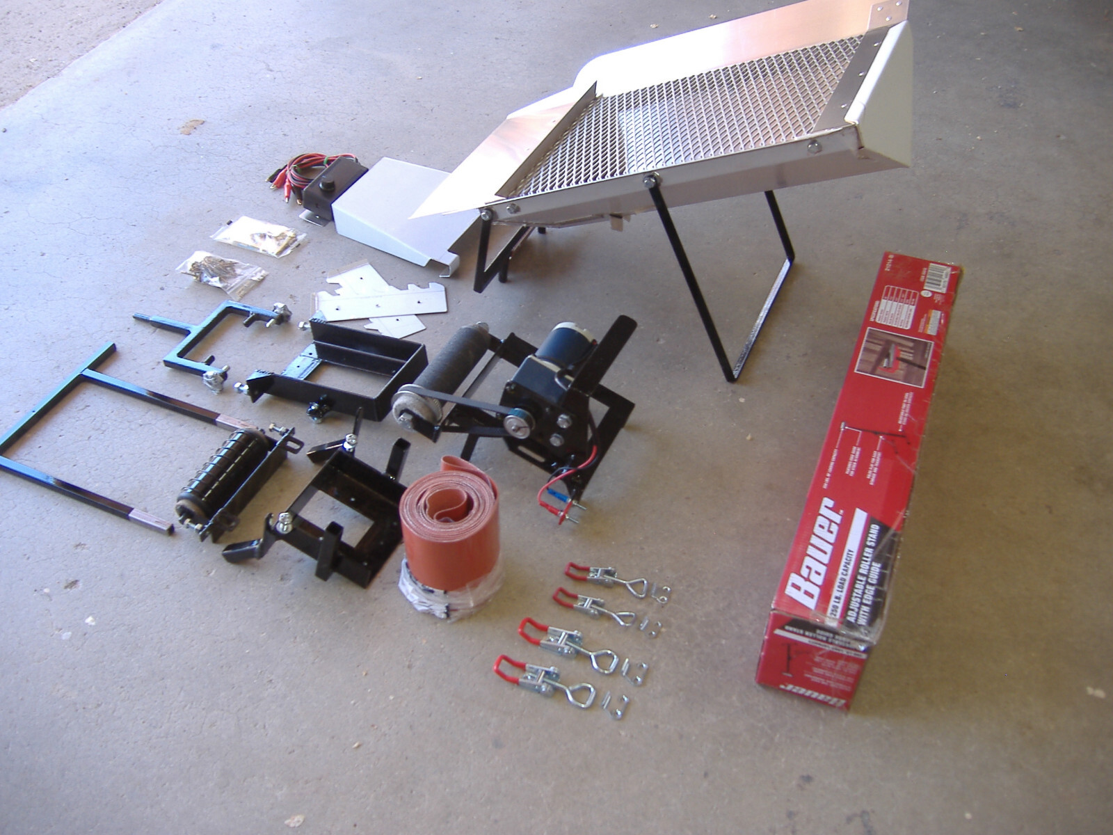 DIY 12V Conveyor System, Prospecting, Mining Equipment, Drywasher, Trommel,Gold