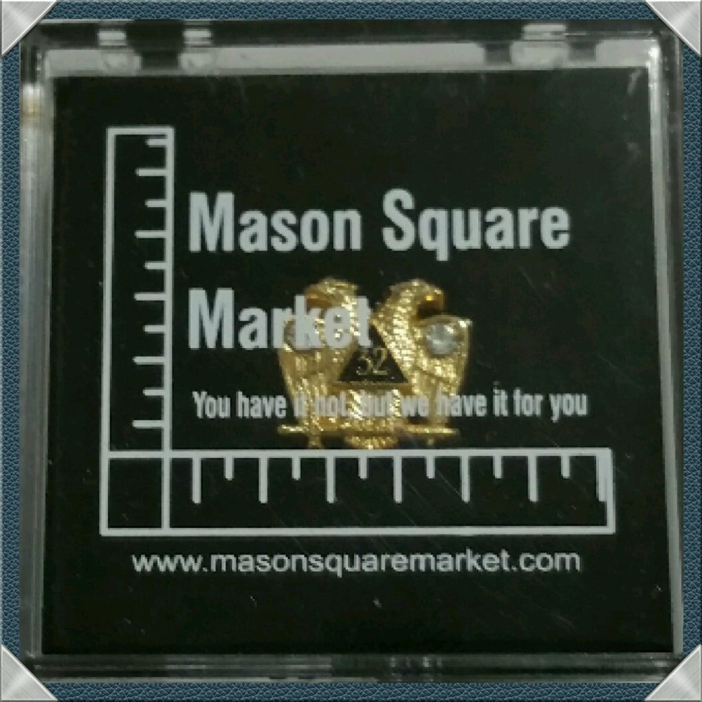 Freemason 32nd Degree Lapel Pin