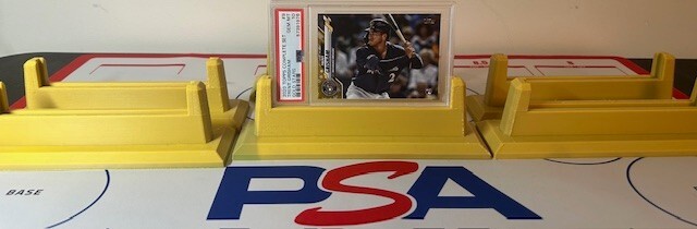 HORIZONTAL STANDARD PSA GRADED CARD SLAB HOLDER / STAND / DISPLAY MULTICOLOR
