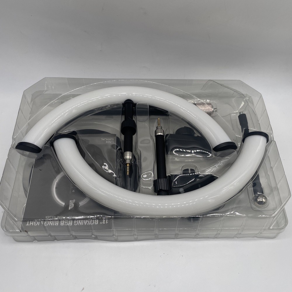 Old Shark 12” Pluggable And Rotatable Ring Light