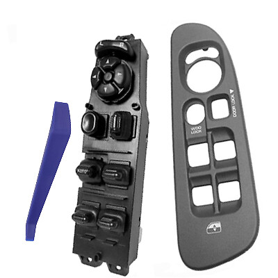 Master Window Switch Control+Grey Panel for Dodge Ram/ Dakota/Durango 2002-2009