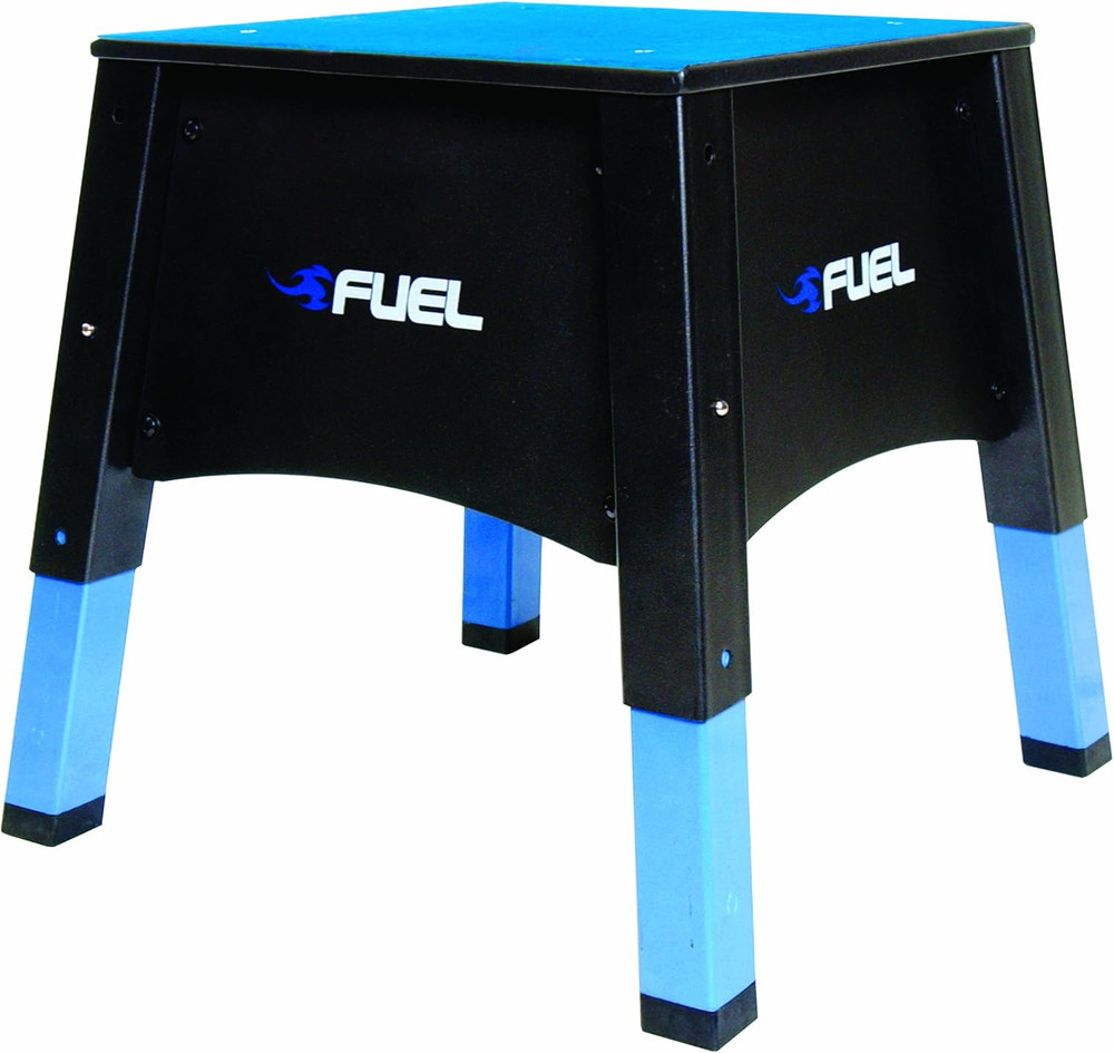 Adjustable Plyometrics Box, Blue, Black