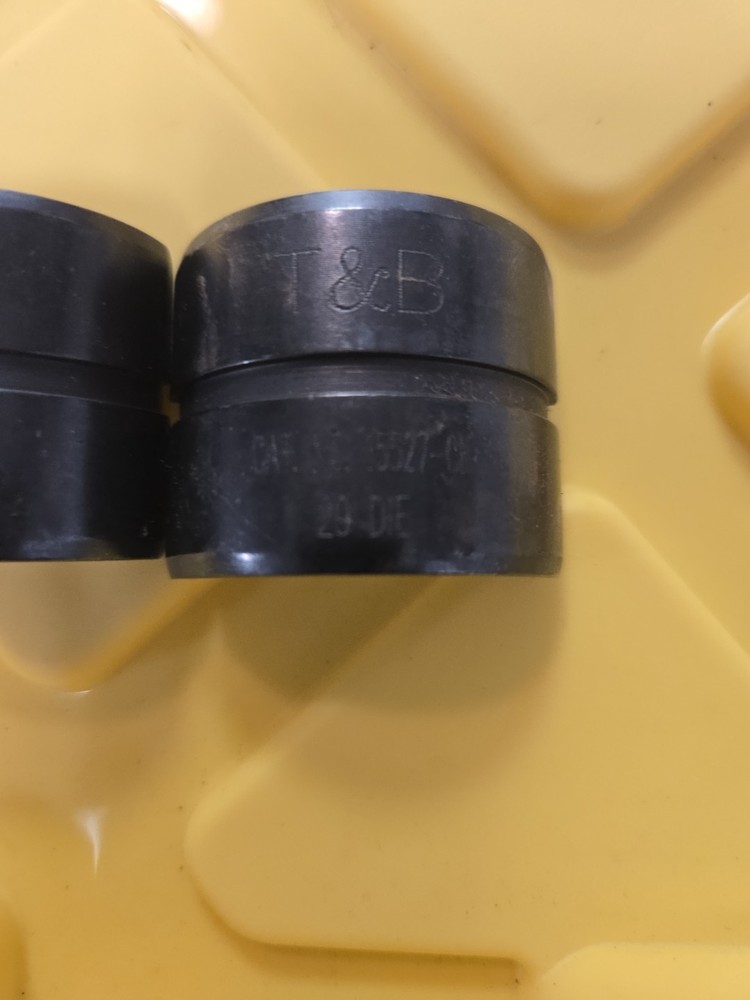 THOMAS & BETTS 15527 29 HYDRIALUIC CRIMPING DIE SET