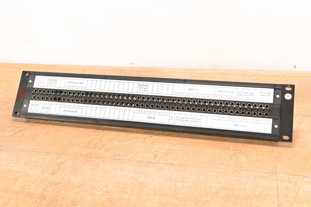 AVP SuperHD Micro 3G Video Patchbay 2RU w/ KMN75 & KM75 Modules CG01WE7