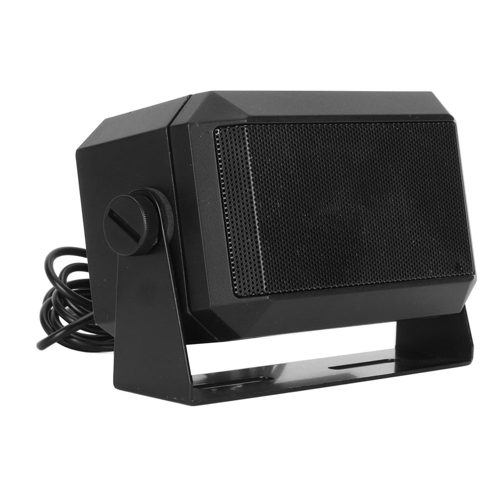 Professional Rectangular 3.5mm Plug 5W CB External Speaker For Car Radio New