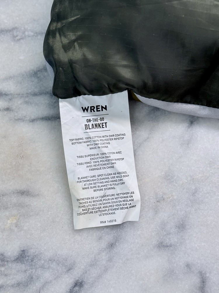 Wren- On The Go Blanket- Green
