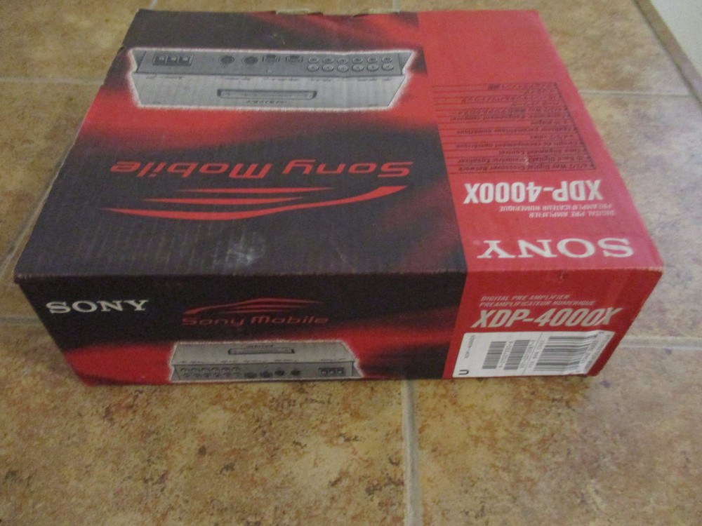 NEW Sony XDP-4000X Mobile ES Digital Sound Processor Crossover Equalizer