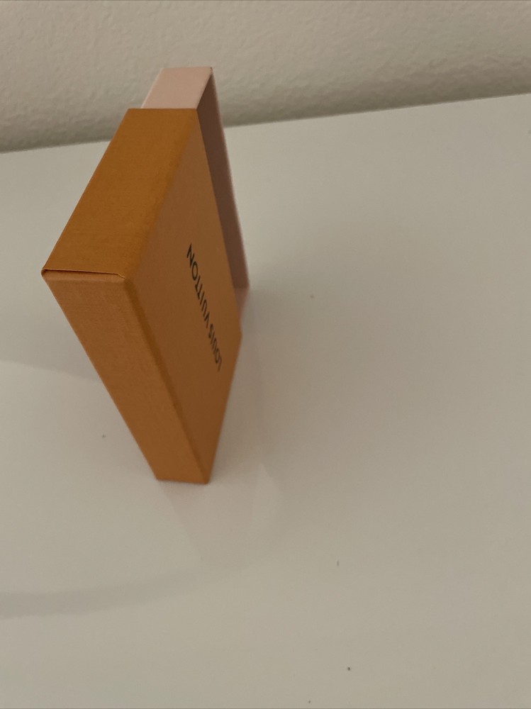 Authentic Louis Vuitton Empty Orange Box Pull Drawer(5.5”x3.5”x1”)