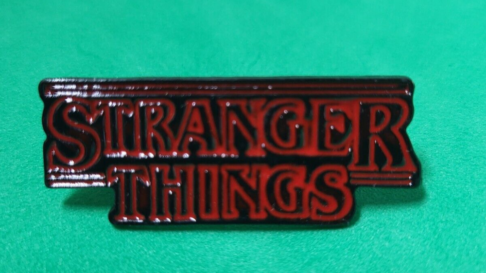 Stranger Things logo Pin cosplay prop costume