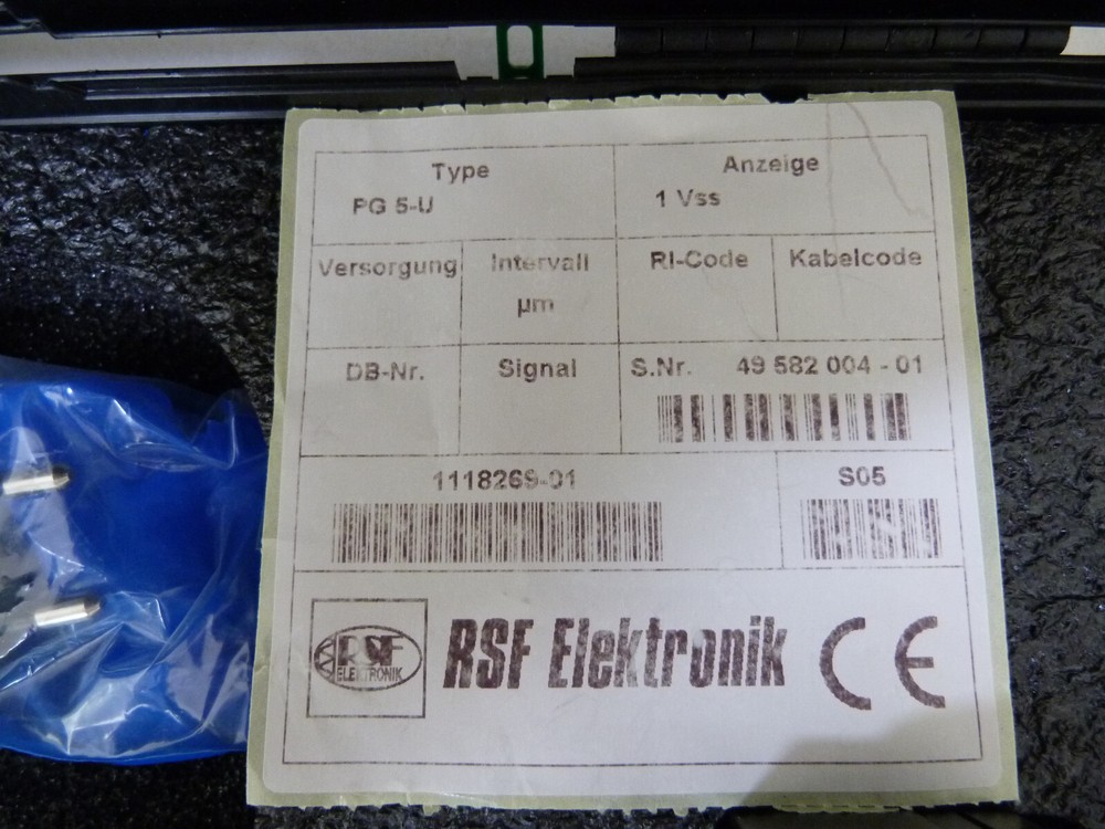RSF ELEKTRONIK PG 5-U ELECTRONIC SET-UP BOX
