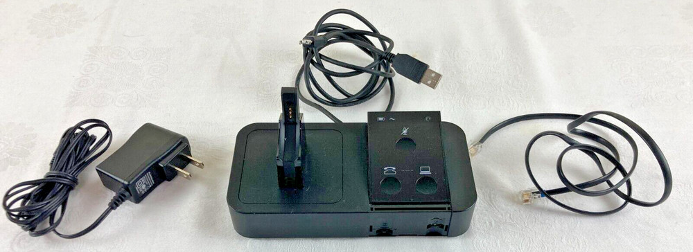Jabra Pro 9400BS Bluetooth Wireless Base Unit +AC Adapter & Cords (No Headset)
