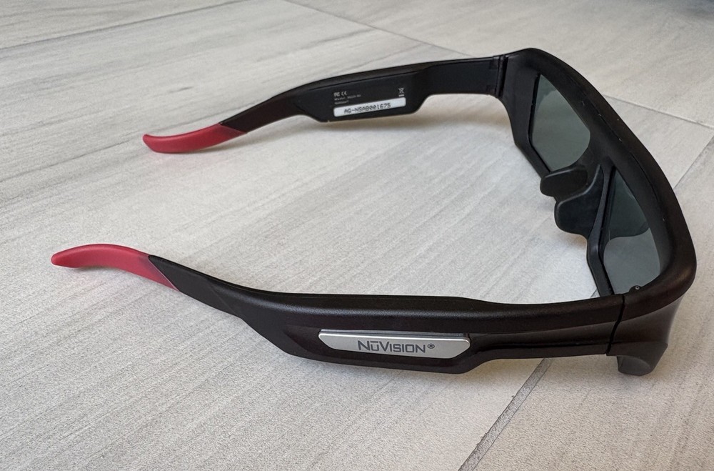 NUVISION Black 3D Active Glasses AG210-NV