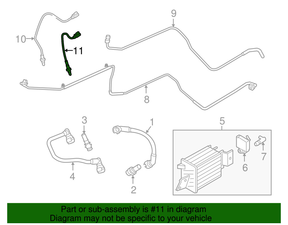 Genuine Ford Oxygen Sensor FL3Z-9G444-D