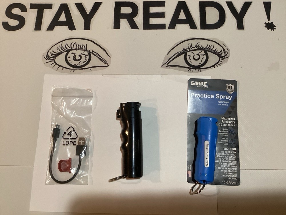 SABRE SMART Pepper Spray with Bluetooth GPS Continuous Tracking Text 10/25