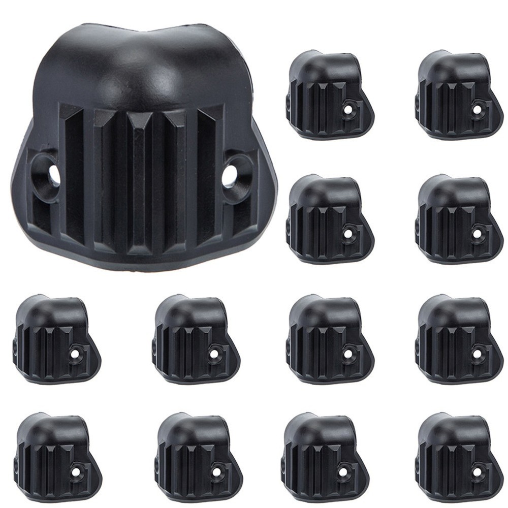Black Wrap Speaker Corner Protectors 16Pcs Anti-collision Set