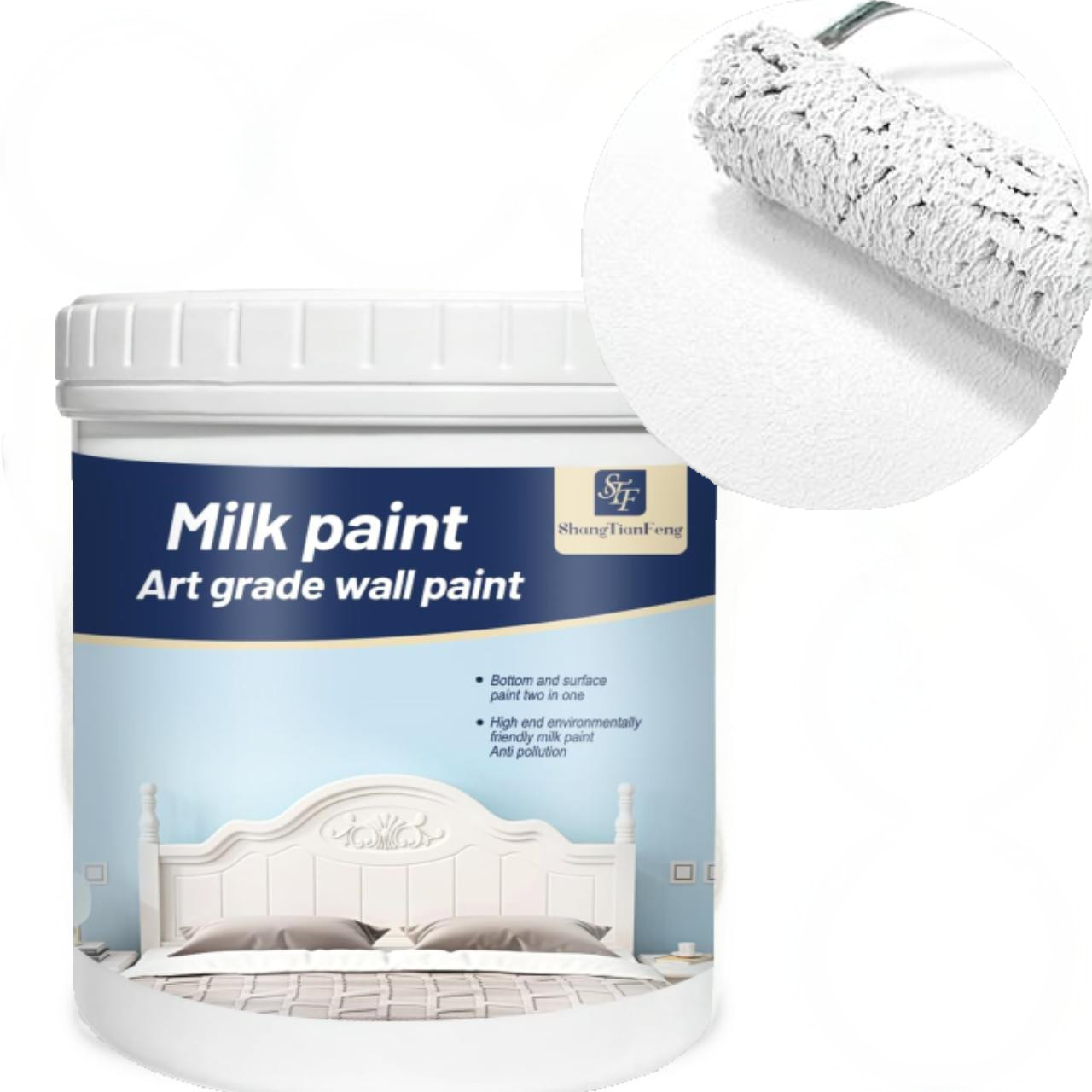 Art Paint/Wall Paint-Wall Repair and Covering-Interior Wall Paint,4 Gallon Blue