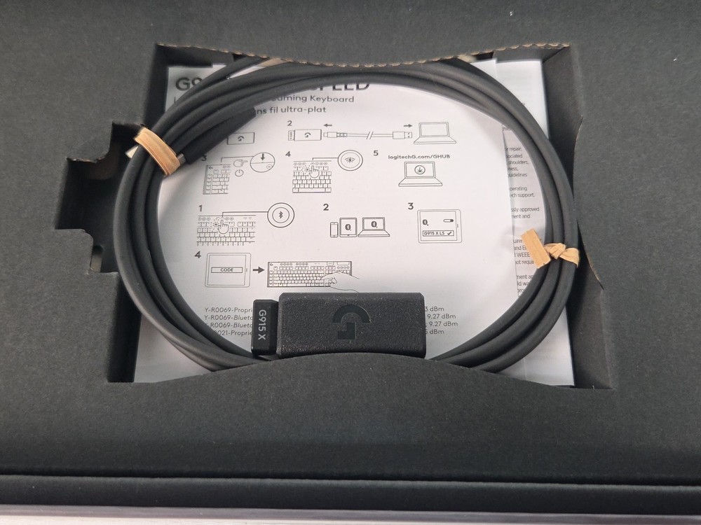 Logitech - G915 X LIGHTSPEED Full-size Wireless Mechanical GL Red Linear Switch